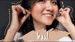 HAUL : bông tai Howl, áo vintage, áo khoác vải tweed, corset, quà sinh nhật, mừng 300 subscribers ?