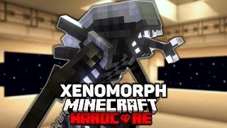 I Survived THE XENOMORPH in Hardcore Minecraft!