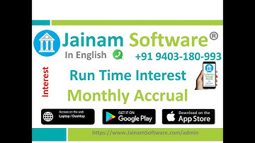 Runtime Interest Calculation in NBFC Software | Auto Monthly Accrual | Jainam Demo