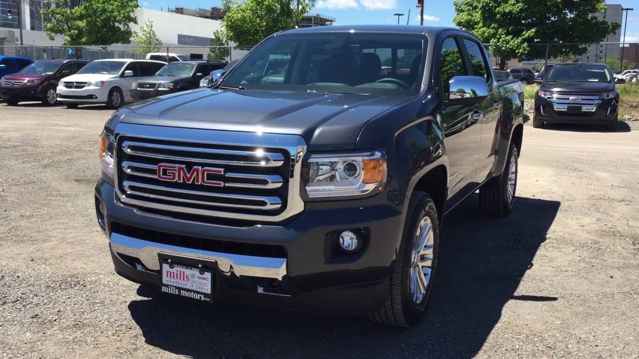 2016 Gmc Canyon Slt 4wd Crew Cab Swb Cyber Gray Metallic Oshawa On 2016 Gmc Canyon Slt 4wd Crew Cab Swb Cyber Gray Metallic Oshawa On Stock 161157 You