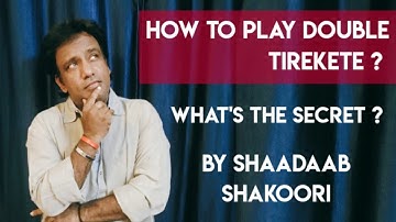 How To Play Fast Tirkit Double - तिरकिट तेज़ बजाए#tablalesson#learntabla By Shaadaab Shakoori