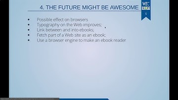 20   The Merger Between IDPF and W3C and the Future of EPUB   Liam Quin W3C