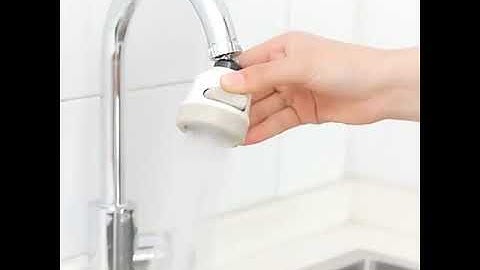 Đầu Vòi Nước Tăng Áp Điều Hướng Xoay 360 Độ, 3 Chế Độ, Tiết Kiệm Nước, Phù Hợp Với Nhiều Loại Vòi