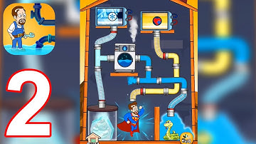 Home Pipe: Water Puzzle - Gameplay Walkthrough Part 2 All Levels 26 - 46 (Android, iOS) #2