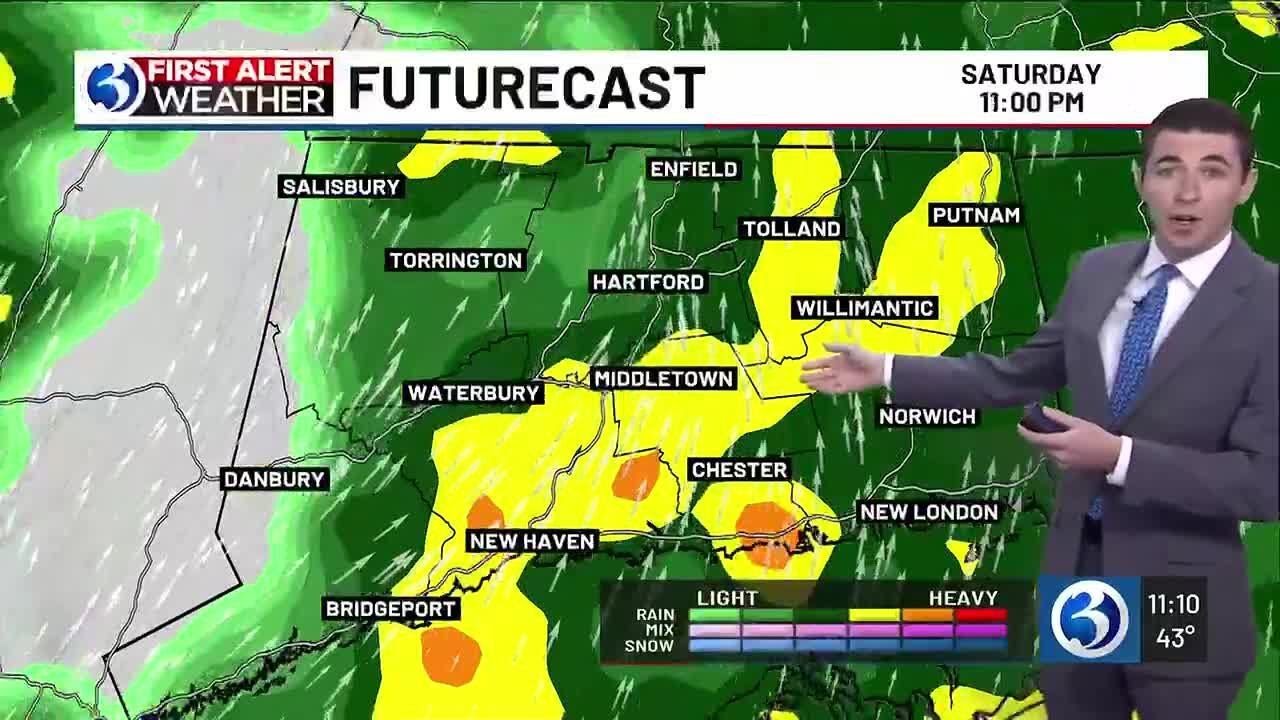 WEATHER: Rain expected late Saturday night - YouTube