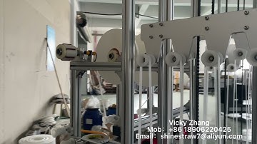 One Blade Model Paper Straw Making Machine 150M/MIN