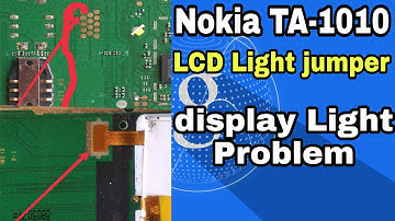 nokia 1010 display light solution,nokia 1010 lcd light jumper,nokia  lcd light jumper,nokia 1010 lcd