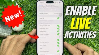 How to Enable Live Activities on iPhone