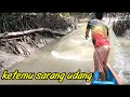 JALA udang di sungai kecil// TERNYATA sungai kecil ini sarang nya udang