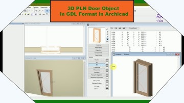#Archicad #begineer #Tutorial - #3d PLN #Door #object in GDL Format