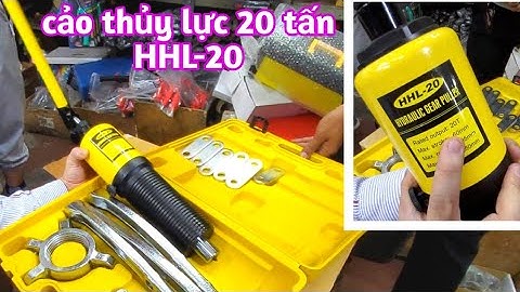 Kiểm tra cảo thủy lực 20 tấn HHL-20 TLP trước khi giao cho khách hàng