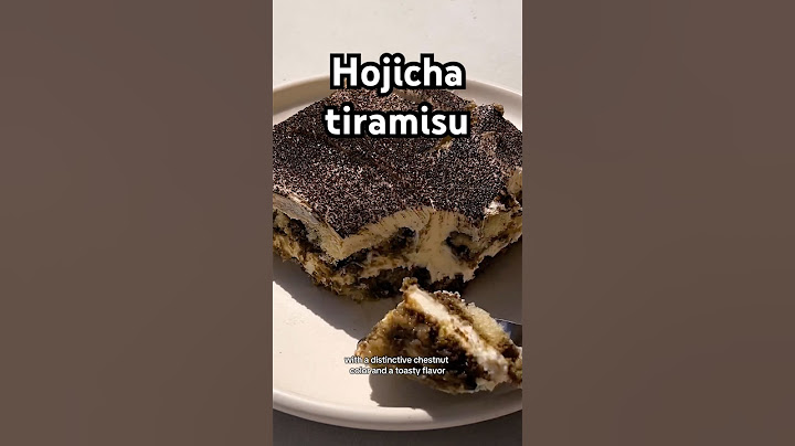 Hojicha tiramisu by Hetty McKinnon is on NYT Cooking #shorts