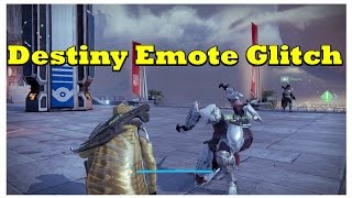 Destiny - Frozen Emote and Floating Glitch!