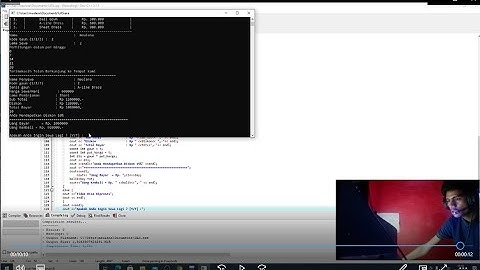 Membuat Program Sewa Gaun Pengantin Dengan dev c++ TUGAS UAS PEMOGRAMAN TERSTRUKTUR