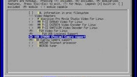 Kernel module compilation of webcam driver for GP2X