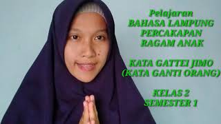 Kata Gattei Jimo(kata ganti orang) kelas 2 semester 1