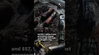 Norfolk Southern settles Ohio train derailment lawsuit for $310M #Shorts