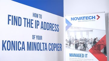 How to Find the IP Address on Your Konica Minolta