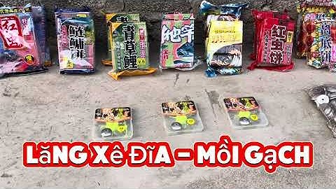 Lăng Xê Đĩa - Chì Xu - Và 8 Mẫu Mồi Gạch Câu Cá Vip Nhất Hiện Nay.