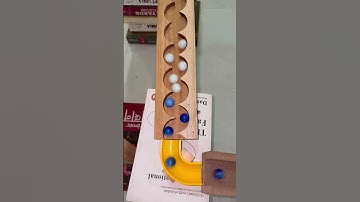 Marble run race ASMR wooden wave course colourful marbles #marblerun #marblerunrace #ASMR #relax