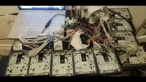 Arduino Musical Floppy drives
