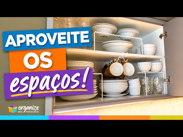 COMO ORGANIZAR E GANHAR MUITO MAIS ESPAÇOS 🙌🏻 Organize sem Frescuras! 