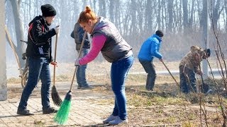 Ямпільчани вийшли на суботник