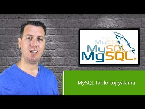 MySQL Dersleri -  MySQL Tablo kopyalama