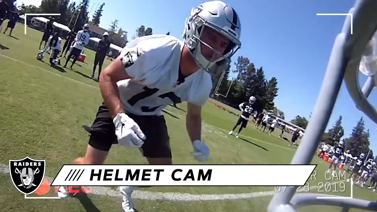 Go under the helmet with Lamarcus Joyner at training camp | Raiders