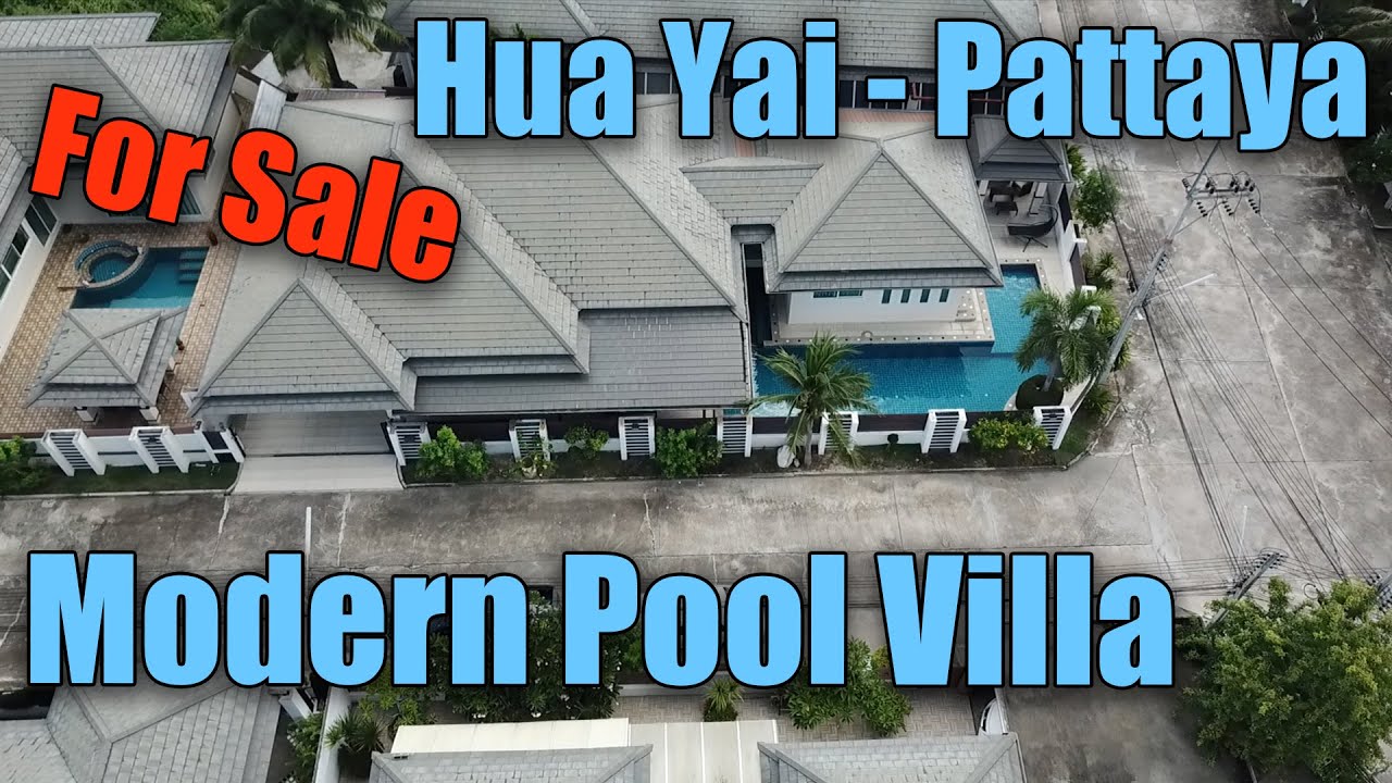 Luxury Modern Pool Villa in Hua Yai - Pattaya - FOR SALE
