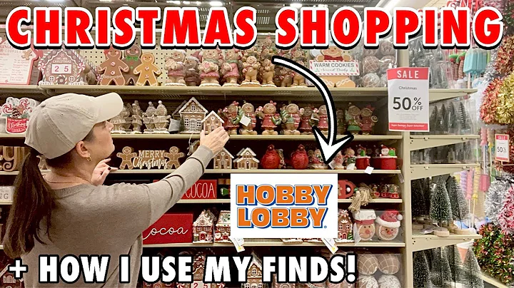 Hobby Lobby Christmas 2025 Is so good! Christmas Shopping + How I Use My Finds