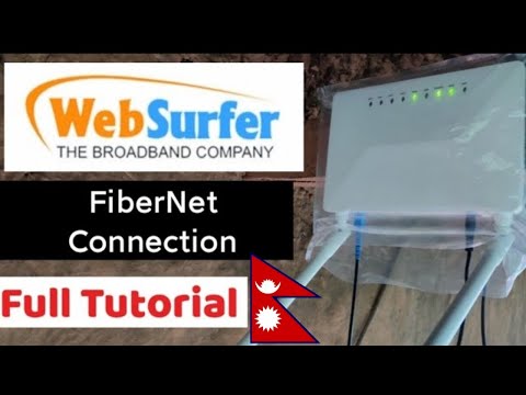 Websurfer Fibernet Installation Tutorial || #Tech4KNepal #FibernetConnection #BestIspInNepal