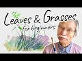 [Eng sub] Leaves & Grasses | Watercolor painting tutorial for beginners