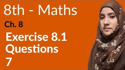 8th Class Math, Ch 8 - Practical Geometry Exercise 8.1 Q 7 | 8th Class Maths