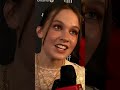 Cailee was freaking out by cast of knives out 3 #caileespaeny