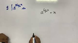 Integration Of A3Loga,X L Integration Hots One Marks Question