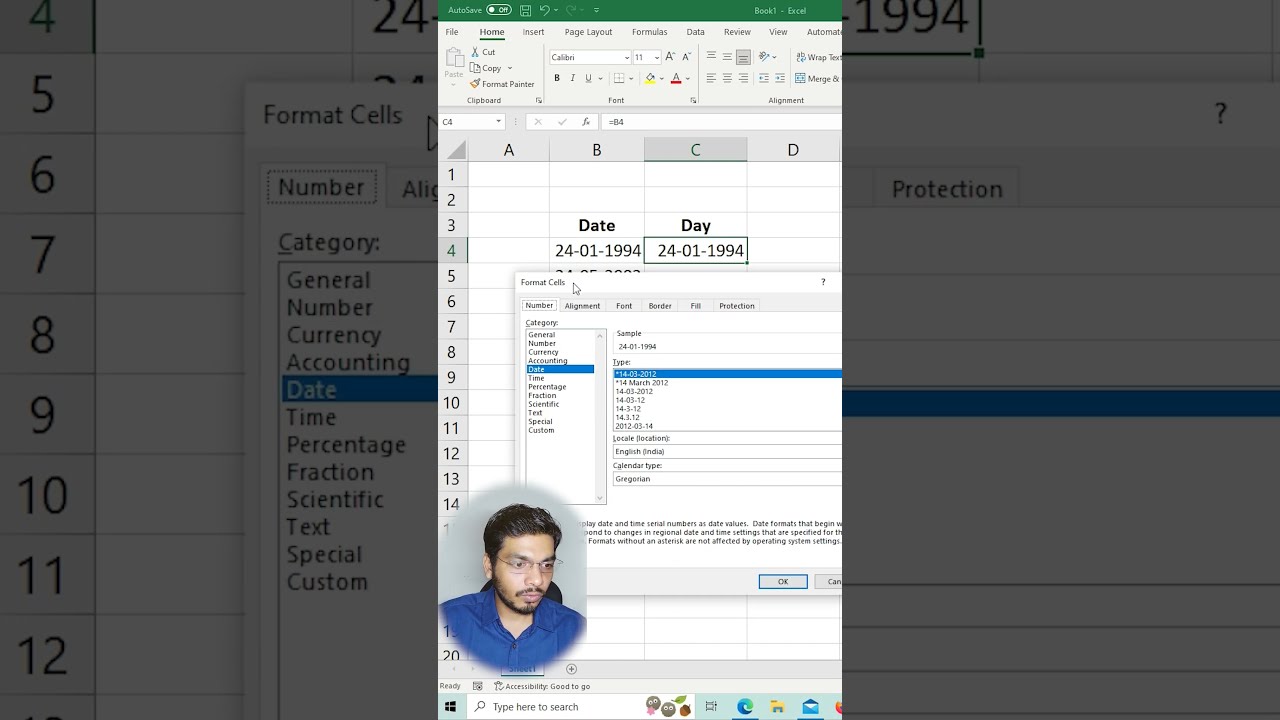 How To Find Day Of A Given Date In Excel Find Weekday Name Of Any How To Find Day Of A Given Date In Excel Find Weekday Name Of Any