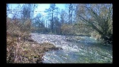 Randonnée Pyrénées-Comminges,au bord du Ger, plaine de Soueich.