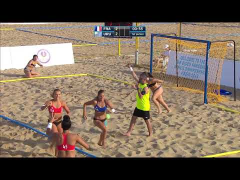 France vs Uruguay | Preliminary Round | 2018 IHF Women's Beach Handball World Championship