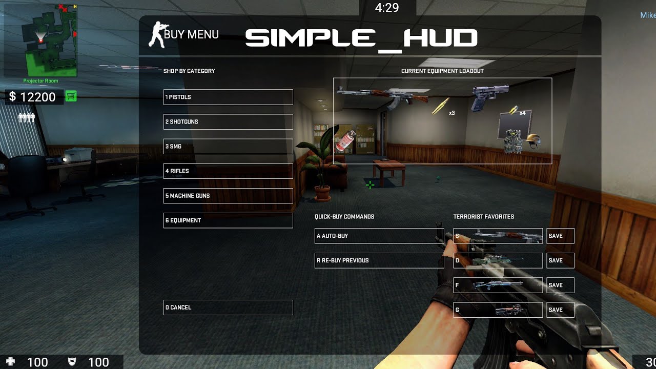 SIMPLE_HUD | Counter Strike Source Mobile - YouTube