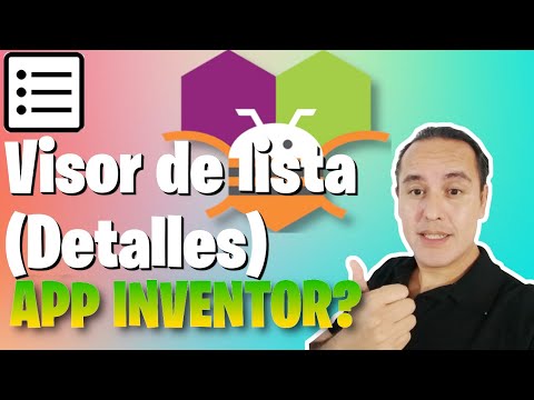 Visor de lista (Detalles) en Appinventor