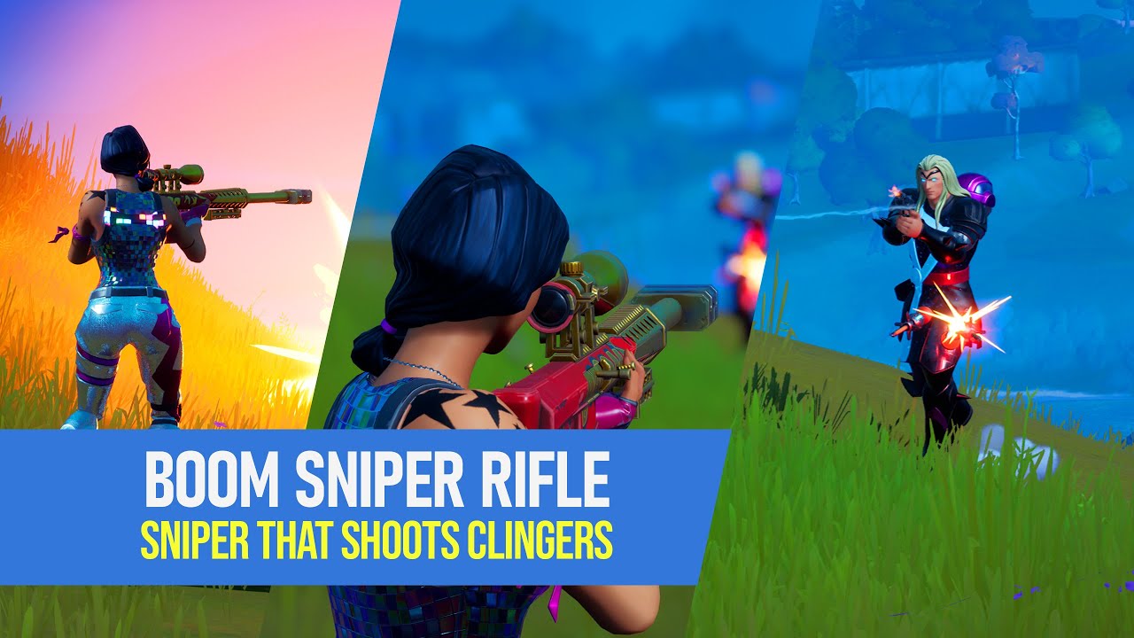 Fortnite Season 5 — Boom Sniper Rifle (Sniper + Clingers In One)