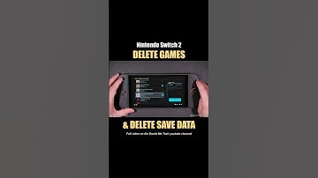 Deleting Games & Save Data from Nintendo Switch 2 [ How To Delete Files ] Tutorial