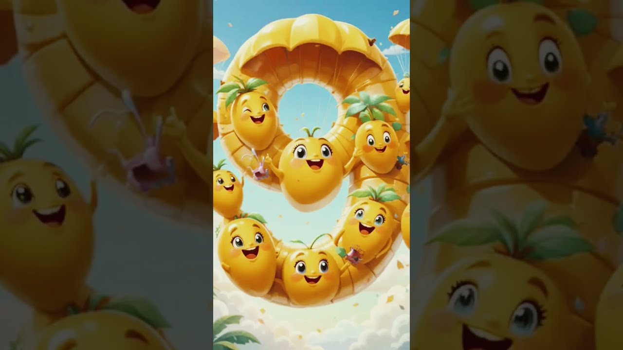 1 To 10 Number Counting Based On Fruit Theme