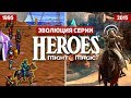 Эволюция серии игр Heroes of Might and Magic (1995 - 2015)