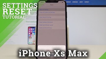 How to Reset Settings in iPhone Xs Max - Restore Default iOS Settings