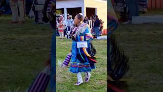 Golden Age Ladies Fancy Dancer Nora McAdam #indigenous #powwow #fancy #dance #culture #shorts