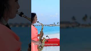 🎷 Smooth Sax Tunes: Valentine&#39;s Day Live in Maldives 🌴💖 #SunsiyamResorts #soundcheck