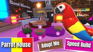 PARROT HOUSE -Speed Build, Adopt Me (Roblox) Renovating Existing House for Parrot To Stay.