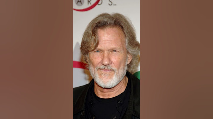 RIP to actor and singer Kris Kristofferson